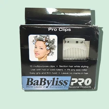 BaBylissPRO Roller Pro Clips, 10 Count