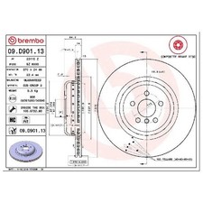 2x Bremsscheibe hinten für BMW X5 G05 X6 G06 X7 G07 | 26238923