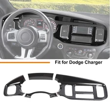 Carbon Fiber Dashboard Instrument Accessories Covers For Dodge Charger 2011-2012