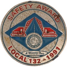 Boilermaker Ship Builder Blacksmith Forger Bisbbf H Union Vintage Belt Buckle