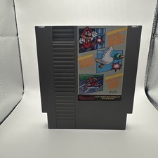 Super Mario Bros Duck Hunt World Class Track Meet (Nintendo NES, 1990) Working