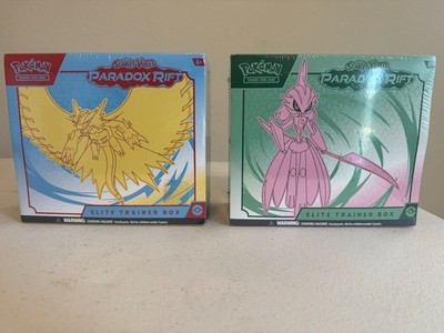 Paradox Rift Elite Trainer Box [Roaring Moon] & [Iron Valiant]: READ DESCRIPTION