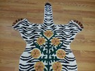Tibetan Tiger Bengal Rug Shape Handmade Kids Boho Rug Aesthetic Rug 3x5 Ft — photo 4
