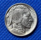 1913 Type 1 Buffalo Nickel |"Raised Mound" Variety | Choice BU | #1047