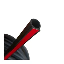 Osilly Car Door Rubber Seal Strip, D-Shape Auto Weather Striping, 3M Self Adh...