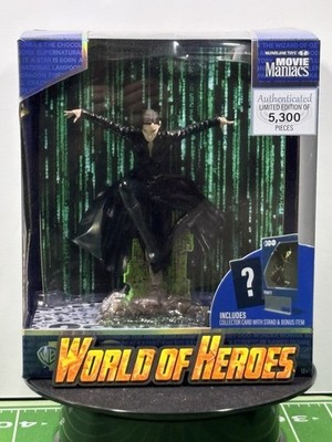 MOVIE MANIACS TRINITY (MATRIX) MCFARLANE TOYS LTD 5300 NIB 6'' FIGURE POSED