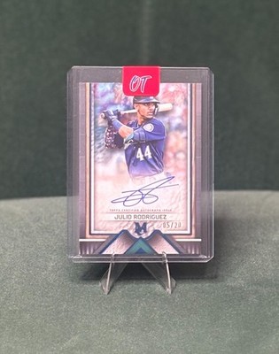 2023 Topps Museum Collection - Archival Autographs Julio Rodriguez 05/20 #AA-JR