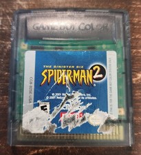Spider-Man 2: The Sinister Six (Gameboy Color, 2001) Cartridge Only