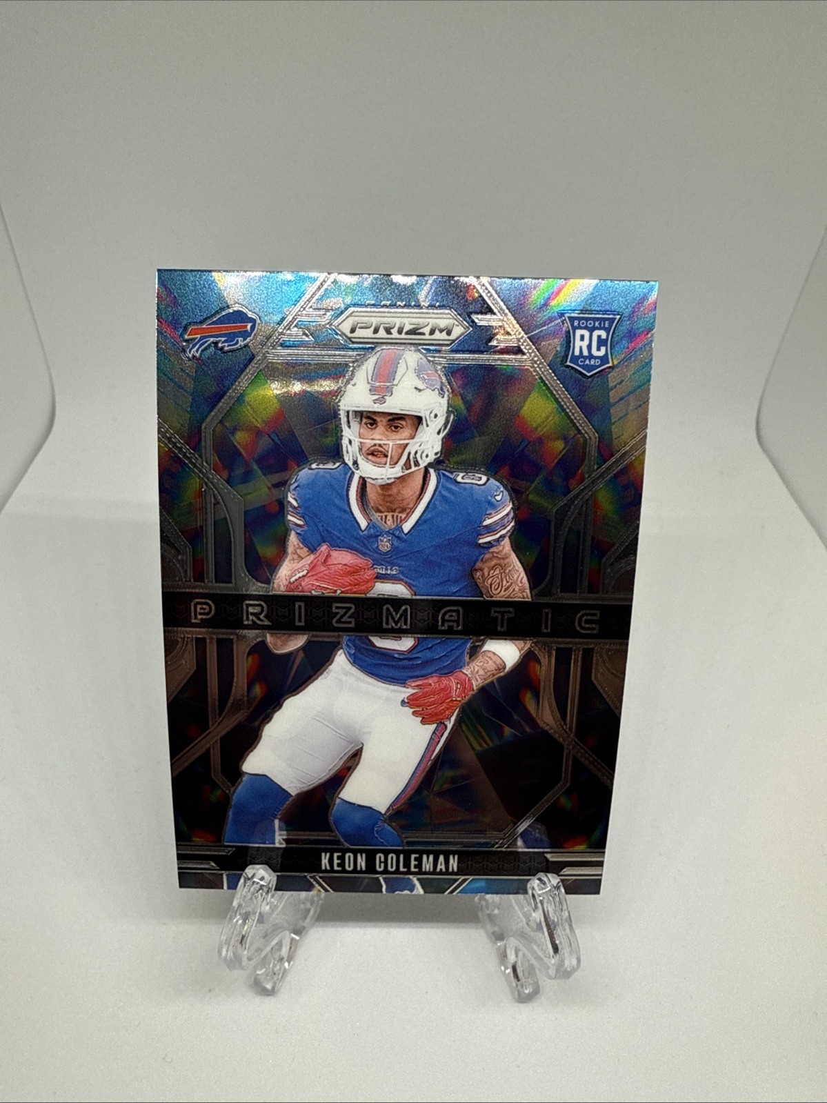 2024 Panini Prizm Keon Coleman Prizmatic #15 RC