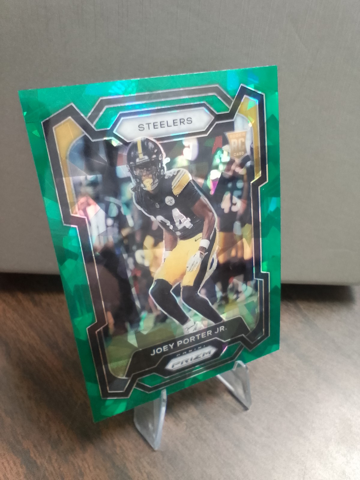 2023 Panini Prizm - Rookies Joey Porter Jr. #386 Green Ice Prizm (RC) t4