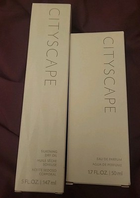 MARY KAY CITYSCAPE 2 Pc GIF SET EDP 1.7oz & Silkening Dry Oil 5 Oz  W/ Gift Bag!