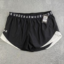 Under Armour Women's UA Play Up 3.0 Running Athletic Gym Shorts Sz 2XL 1344552