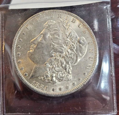 1884-O New Orleans Morgan Silver Dollar AU Exceptional Condition 90% Silver