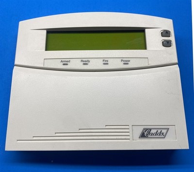 Caddx Interlogix GE Security NetworX NX-148E LCD Alarm Keypad with Caddx Logo