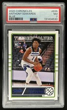 2020-21 Chronicles Anthony Edwards RC Blue #/99 Timberwolves PSA 7