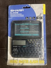 Sharp EL-6420B Electronic Organizer 8KB Memo Master Alarm 5 Built-in Functions