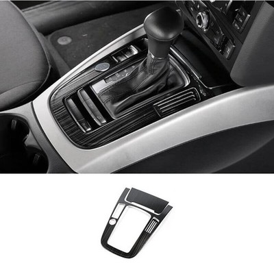 For Audi Q5 2009-2017 Black Titanium Central Console Gear Shift Panel Trim 2PCS