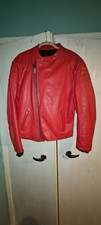 leather Motorcycle biker jacket similar to lewis leathers 