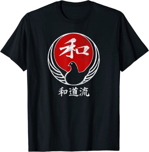 NEU LIMITIERT Wado Ryu Karate Symbol Kanji Japan Kampfkunst Vintage Shirt S-3XL - Bild 1 von 3