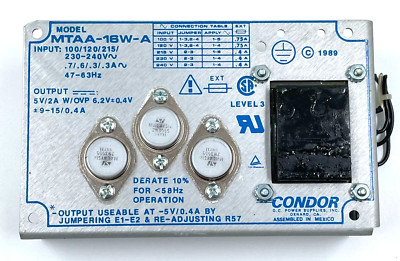 SL POWER ELECTRONICS CONDOR MTAA-16W-A LINEARES NETZTEIL