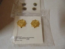 MILITARY INSIGNIA BRAND NEW METAL SET OF 2 TRANSPORTATION CORPS COMMISSIONED PE 