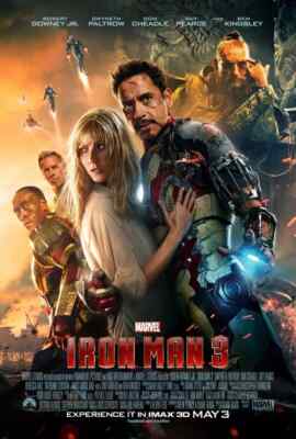 Iron Man 1, 2, 3 Trilogy Movie Poster Collection Set - 11x17