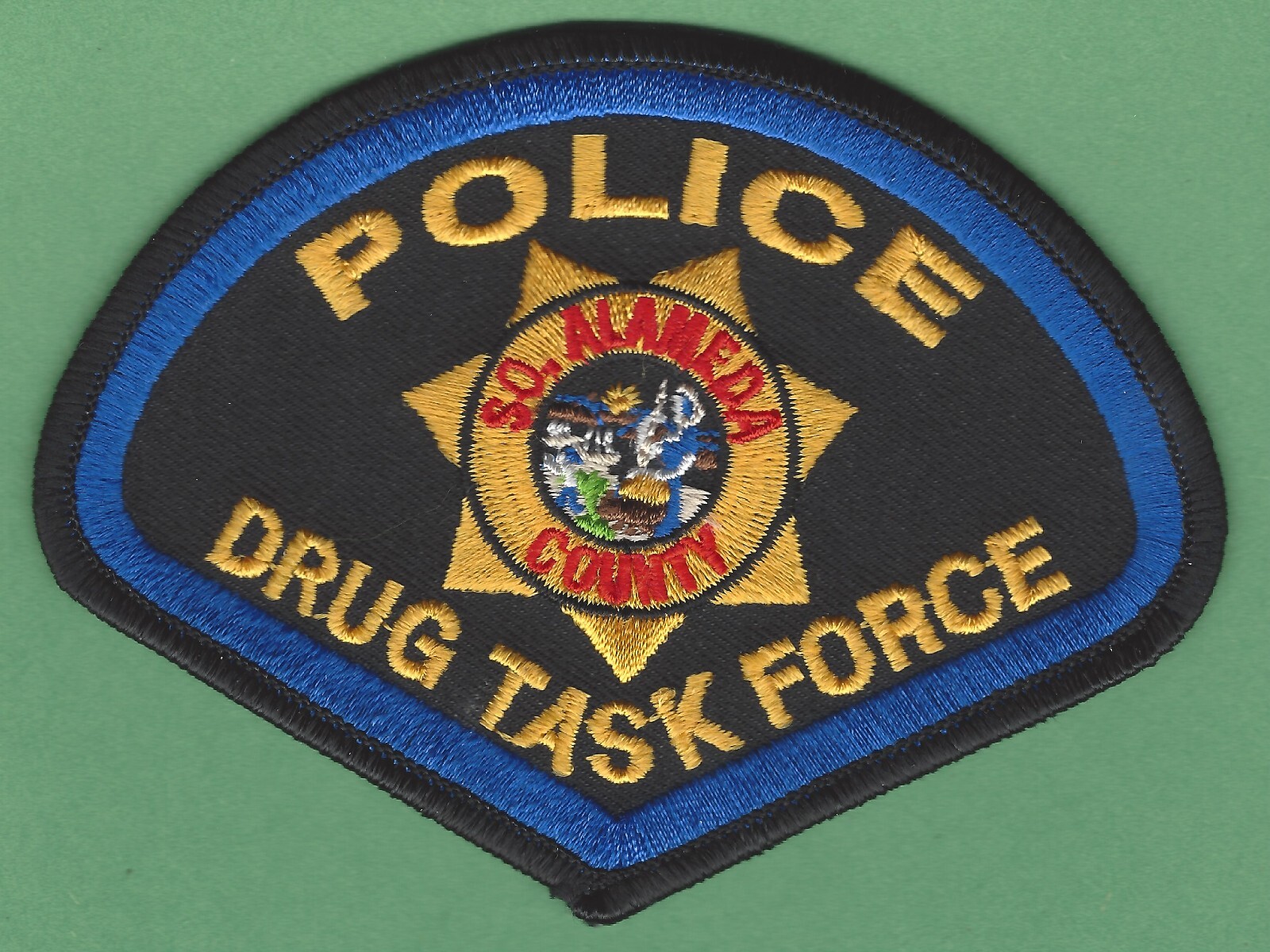 SOUTHERN ALAMEDA COUNTY CALIFORNIA POLICE DRUG TASK FORCE PATCH | eBay