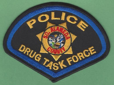 SOUTHERN ALAMEDA COUNTY CALIFORNIA POLICE DRUG TASK FORCE PATCH | eBay