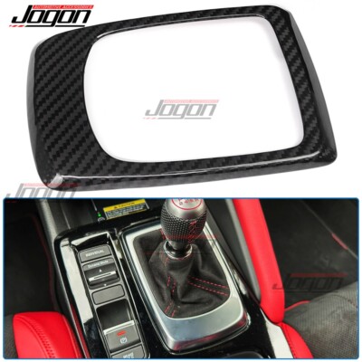 MT Console Gear Shifter Base Trim Cover For Acura Integra Type S 2023-25 Carbon