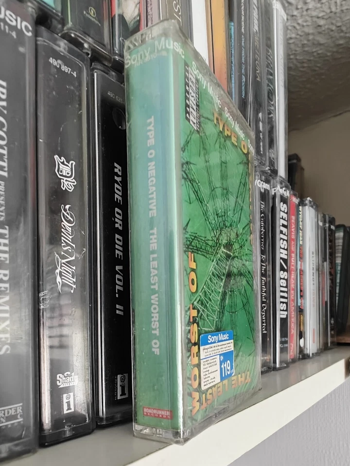 Type O Negative The Least Worst Of PARTIALLY SEALED cassette **Refer To Images - Image 2 of 4