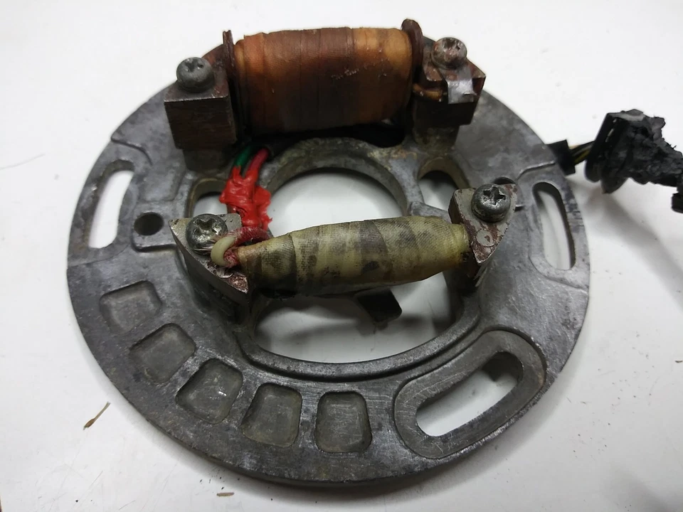 Kawasaki KX500 KX 500 1987-1989 GENUINO OEM ESTATOR CARGA MAGNETO ELÉCTRICO Foto 3 de 4