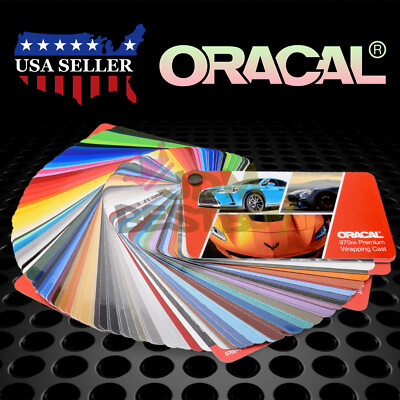 New Oracal Orafol 970RA Sample Premium Wrapping Cast Swatch Deck Book ...