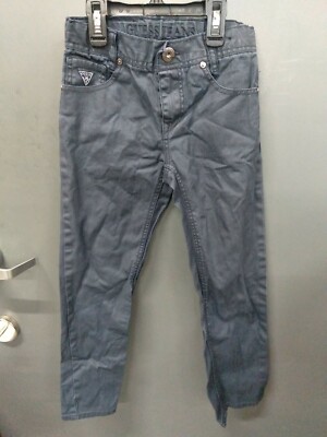 Guess Jeans Boys Blue Crescent Regular Straight Jeans sz