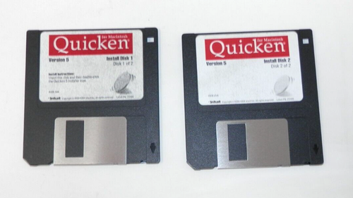 Quicken for Macintosh Version 5 New for 95 • 3.5" Floppy Big Box Software Intuit - Picture 2 of 16