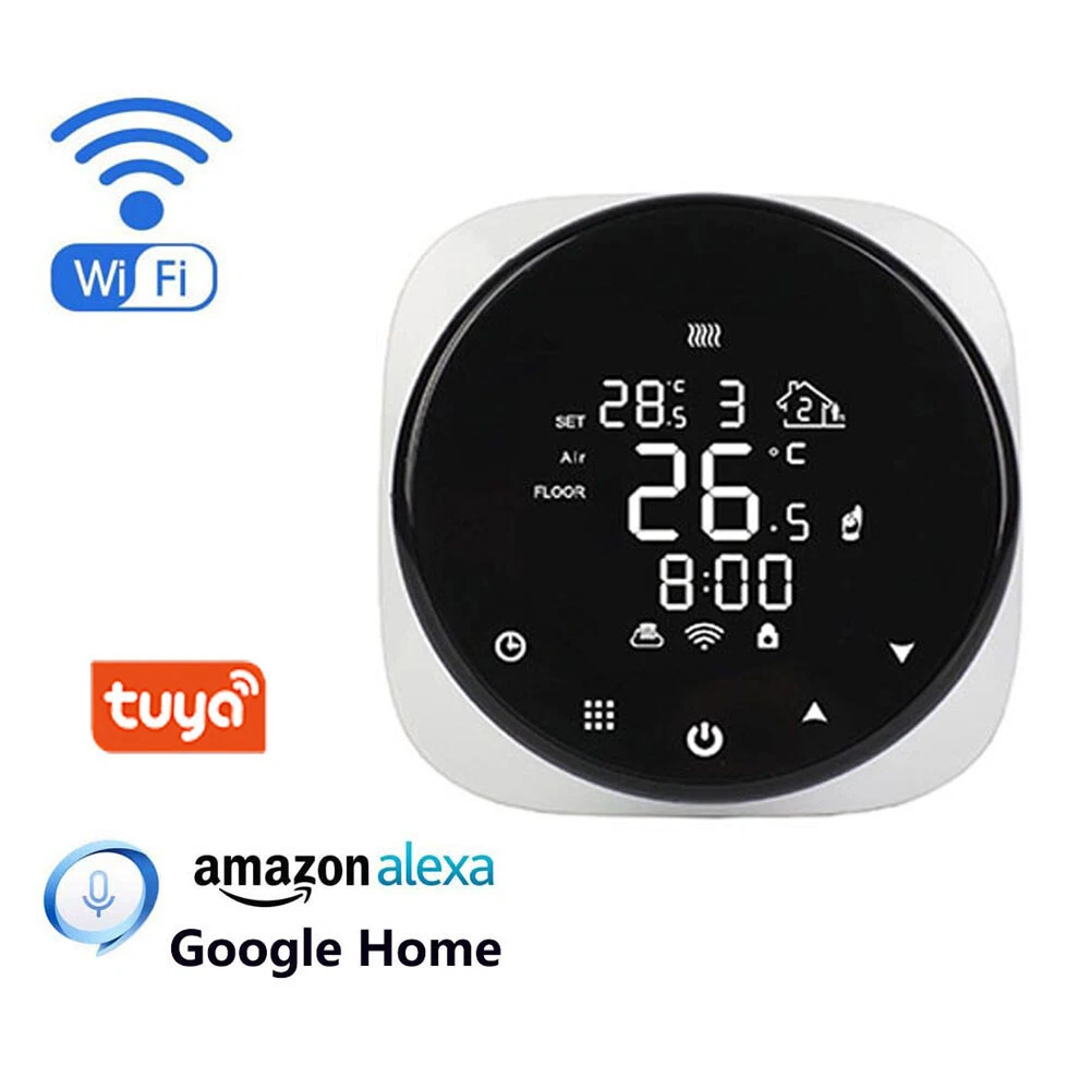 Smart Thermostat WIFI Alexa Echo Boiler Underfloor Heating Thermostats For  Home | eBay