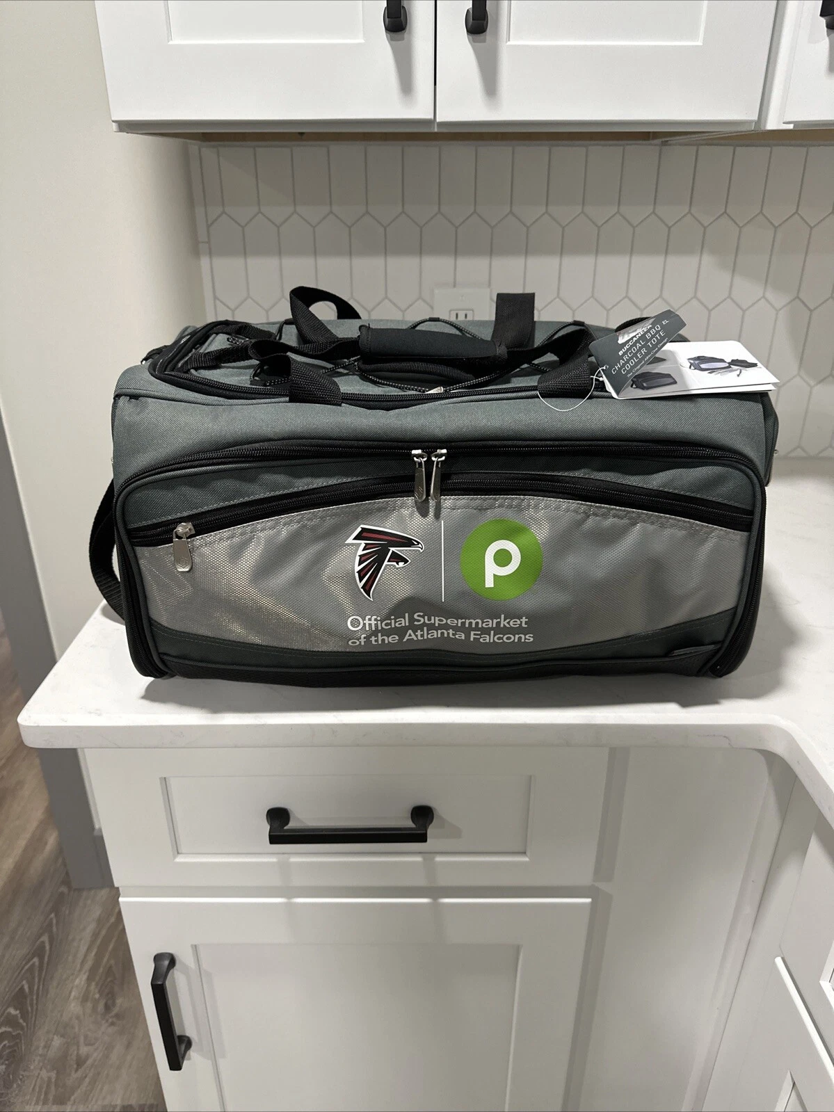 Oniva - Atlanta Falcons Portable Charcoal BBQ & Cooler Tote Buccaneer model