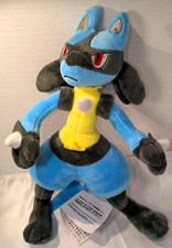 Lucario Plush Toy 14 Pok mon All Star Collection with Tags Japan Only
