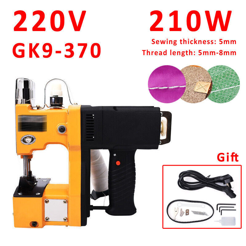 GK9370 220V Portable Electric Bag Stitching Closer Sack Seal Sewing