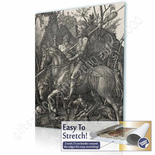 Knight Death Devil de Albrecht Durer | Lienzo (enrollado) | Arte de pared giclee HD - Imagen 2 de 21