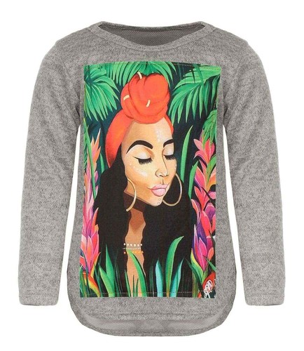 Pullover Hoodie Sweat Long Sleeve Shirt Girls Motif Children Girls 30229 SALE - Picture 6 of 14