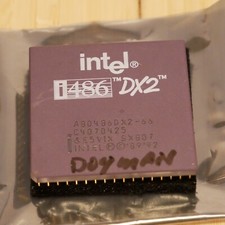 Vintage Intel 486 A80486DX2-66 66 MHz SX807 CPU Tested  Working 02