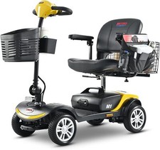 Folding Travel Mobility Scooter,4 Wheels Small Electric Mobility Scooter