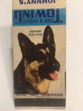 Vintage Matchbook Cover Johnny&rsquo;s Standard Service Towing Detroit, Michigan! d651