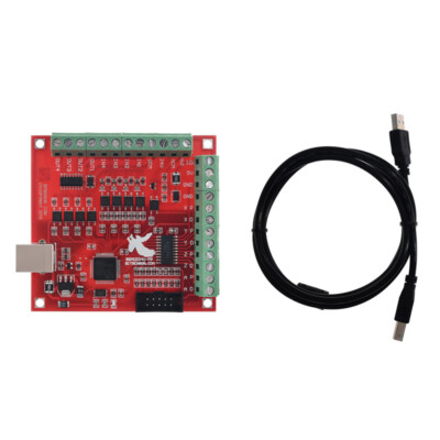 4-Axis CNC USB MACH3 100Khz Breakout Board Interface Driver Motion Controller