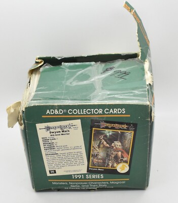 AD&D 2nd Edition Fantasy Collector Cards TSR 1991 Opened 36 Packs