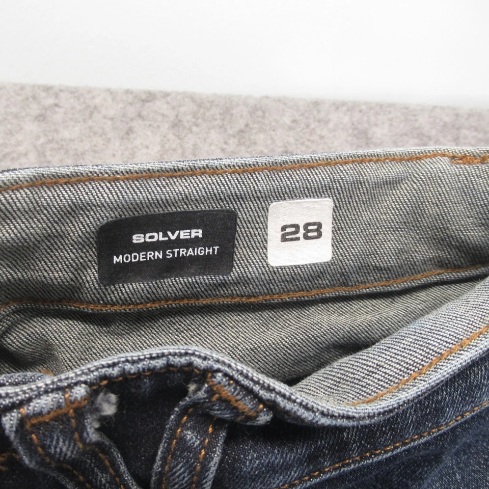 Volcom Mens Solver Modern Straight Jean Size 28 (Measures 29x31) - Image 2 of 4