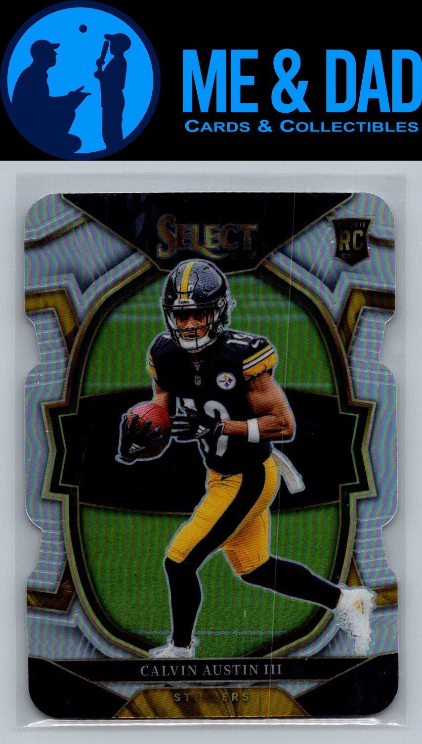 2022 Panini Select #65 Calvin Austin III Silver Diecut