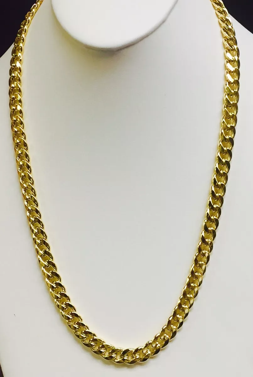 10k Yellow Gold Miami Cuban Curb Link 22