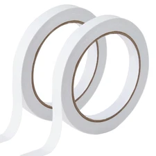 1/4" 2 Rolls Double Sided Adhesive Sticky Tape for Arts, DIY, Crafts, Photograph