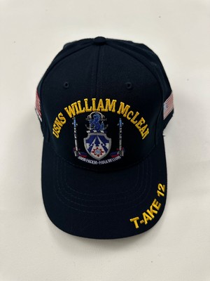 New The Corps USNS William McLean T-AKE 12 Blue Baseball Cap Hat One Size